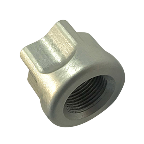 Timber Creek Outdoors 5/824TPS Thread Protector  Silver Billet Aluminum 5/8"x24