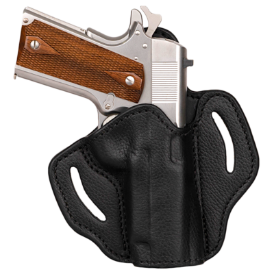 1791 Gunleather UCBH1NSBR Ultra Custom  OWB Size 01 Night Sky Black Leather Belt Clip Fits 1911 Right Hand