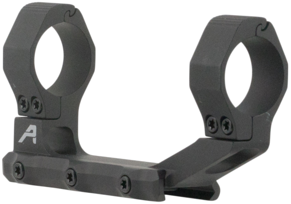 Aero Precision APRA210100 Ultralight Scope Mount/Ring Combo Black Anodized Aluminum, 1" Tube Fits AR-15, 1913 Picatinny Rail Mount