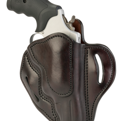 1791 Gunleather RVH3SBRR RVH3  OWB Size 03 Signature Brown Leather Belt Slide Fits S&W Governor Right Hand