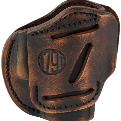 1791 Gunleather 3WH2VTGA 3-Way  IWB/OWB Size 02 Vintage Leather Belt Loop Fits Ruger LCP Fits S&W Bodyguard Fits Glock 42 Ambidextrous Hand