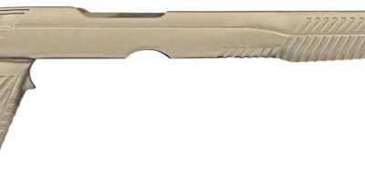 ADAPTIVE TACTICAL 1081039E Tac-Hammer RM4 FDE Synthetic, Adjustable Stock with Magazine Compartments, Removable Barrel Inserts, Stowaway Accessory Rail, Fits Ruger 10/22 (Most Barrel Contours)