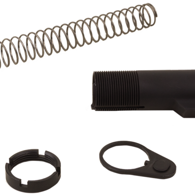Advanced Technology A5101050 Commercial Buffer Tube Assembly  AR-15 Black Anodized 6061-T6 Aluminum