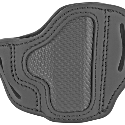 1791 Gunleather CFBHCSBLR BHC  OWB Size C Stealth Black Leather Belt Slide Compatible w/Glock 43/Sig P365/Walther PPK Right Hand