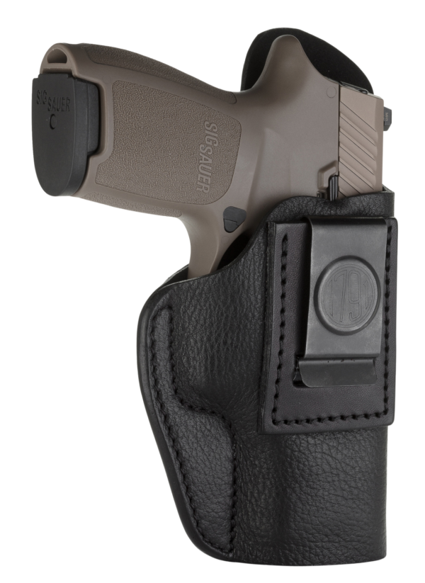 1791 Gunleather SCH5NSBR SCH  IWB Size 05 Night Sky Black Leather Belt Clip Fits H&K VP9SK/Taurus G3/Springfield XD-M Right Hand