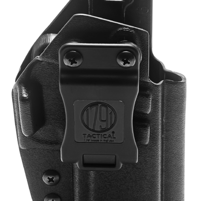 1791 Gunleather TACIWBP320BLKR Tactical Kydex  IWB Black Kydex Belt Clip Fits Sig P320