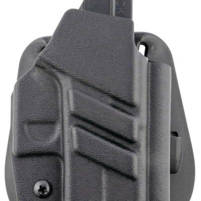 1791 Gunleather TACPDHOWBG43XMOSBLKR Tactical Kydex  OWB Black Kydex Paddle Compatible w/Glock 43/43X/43X MOS Right Hand