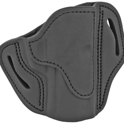 1791 Gunleather BH24SSBLR BH2.4S  OWB Open Top 2.4 Stealth Black Leather Belt Slide Fits FN 509/Springfield XD-M/HK VP9SK