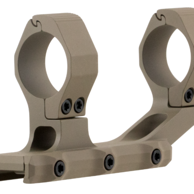 Aero Precision APRA210410 Ultralight Scope Mount/Ring Combo Extended, Flat Dark Earth Cerakote Aluminum 1" Tube, Fits AR-15 1913 Picatinny Rail Mount