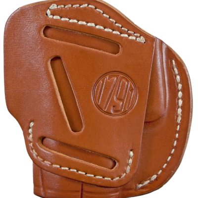 1791 Gunleather 3WH2CBRA 3-Way  IWB/OWB Size 02 Classic Brown Leather Belt Loop Compatible w/ Ruger LCP Compatible w/ Glock 42 Compatible w/ S&W Bodyguard Ambidextrous Hand