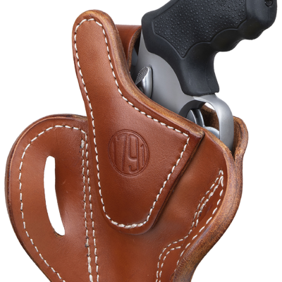 1791 Gunleather RVHX2SCBRR RVHX-2S  OWB Size 02S Classic Brown Leather Fits Up to 3" Barrel, K/L-Frame, Belt Slide Right Hand