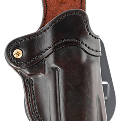 1791 Gunleather ORPDH24SBRR BH2.4 Optic Ready OWB 2.4 Signature Brown Leather Paddle Fits Walther PPQ/Sig P320/Springfield XD-M