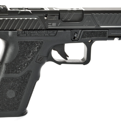 ZEV OZ9CXCPTCOMBATBB OZ9 Combat 9mm Luger Caliber with 4.49" Barrel, 10+1 Capacity, Black Finish Picatinny Rail Frame, Serrated/Optic Cut Black DLC Stainless Steel Slide & X Polymer Grip