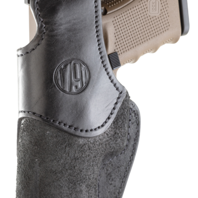 1791 Gunleather RCH5BLKR RCH  IWB Size 05 Black Leather Belt Clip Fits Springfield XD-M/HK VP9SK Right Hand