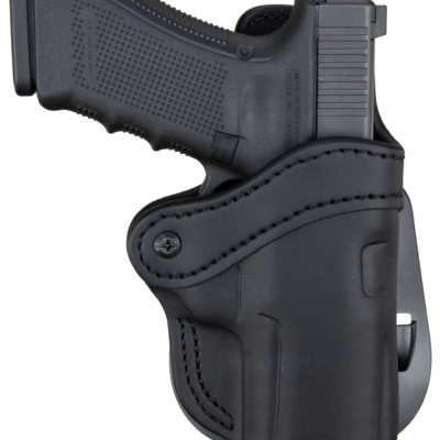 1791 Gunleather ORPDH24SSBLR BH2.4S Optic Ready OWB 2.4S Stealth Black Leather Paddle Fits FN 509/HK VP9SK