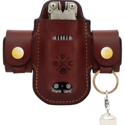 1791 Gunleather HDASSLCHNA EDC Heavy Duty Solo Action Snap OWB Chestnut Leather Belt Loop Ambidextrous
