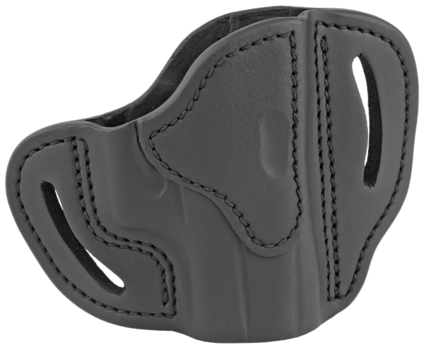 1791 Gunleather BHCSBLR BHC  OWB Size C Stealth Black Leather Belt Slide Compatible w/Glock 43/Sig P365/Walther PPK Right Hand
