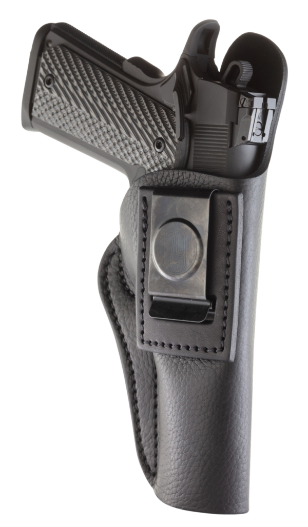 1791 Gunleather SCH6NSBR SCH  IWB Size 06 Night Sky Black Leather Belt Clip Fits Browning Hi-Power/1911 4-5" Right Hand