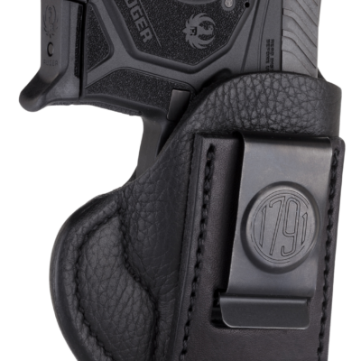 1791 Gunleather SCH0NSBR SCH  IWB Size 0 Night Sky Black Leather Belt Clip Fits Sig P238/S&W Bodyguard Right Hand