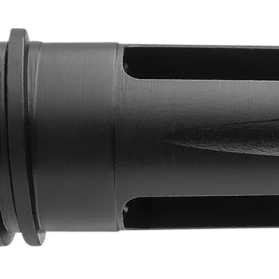 ADVANCED ARMAMENT COMPANY 64141 Blackout Flash Hider  22 Cal (6.56mm) 1/2"-28 tpi, Black Steel, for AAC 51T Suppressors