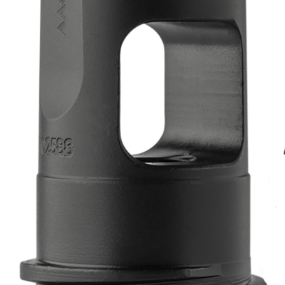 ADVANCED ARMAMENT COMPANY 64132 Blackout Muzzle Brake 22 Cal 1/2"-28 tpi, Black Steel, for AAC 51T Suppressors