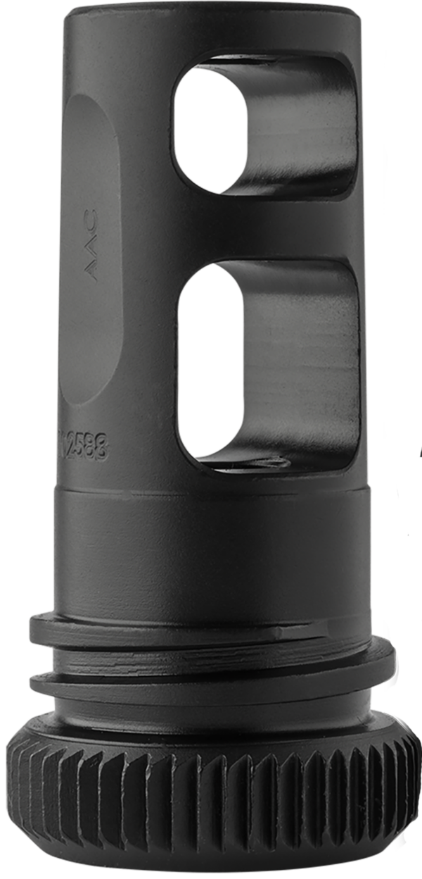 ADVANCED ARMAMENT COMPANY 64132 Blackout Muzzle Brake 22 Cal 1/2"-28 tpi, Black Steel, for AAC 51T Suppressors