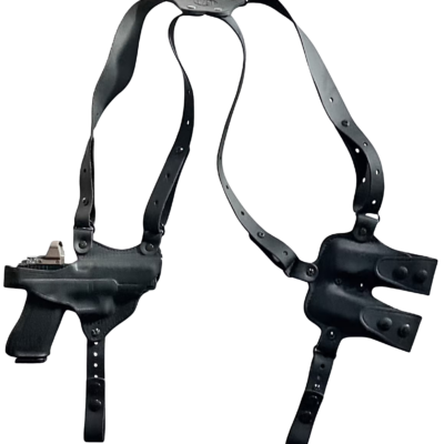 1791 Gunleather NSS2.1SBLHR  Optic Ready Shoulder Horizontal Black Fits Glock 17 Right Hand