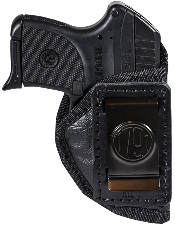 1791 Gunleather ECOP1BLKR EcoCarry  IWB Pocket Size Black Right Hand